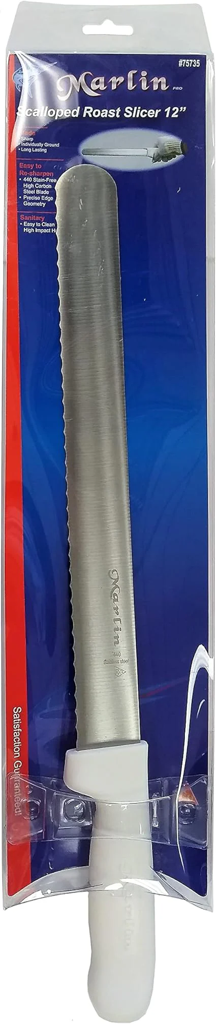 Marlin Pro Scalloped Roast Slicing Knife - Image 2
