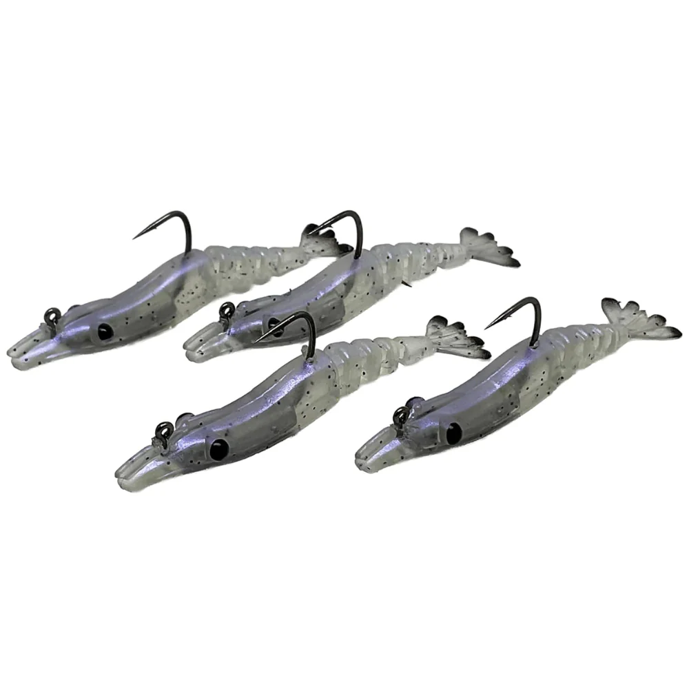 Marker 54 Shrimplets Soft Lure + Hook Rig - 4 pc. - Image 2