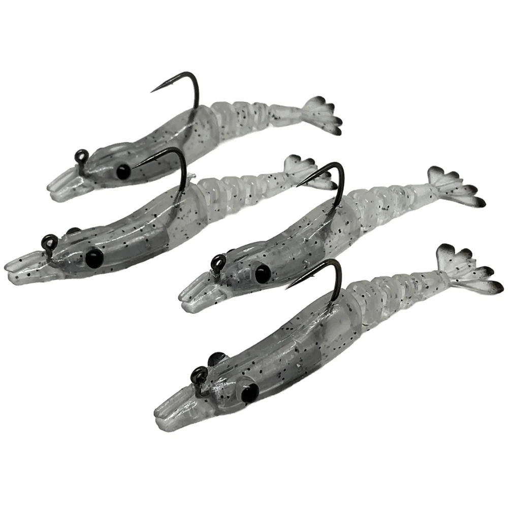 Marker 54 Shrimplets Soft Lure + Hook Rig - 4 pc. - Image 3