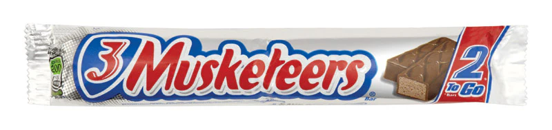 3 Musketeers - 1.92 oz. & 3.28 oz. - Image 2
