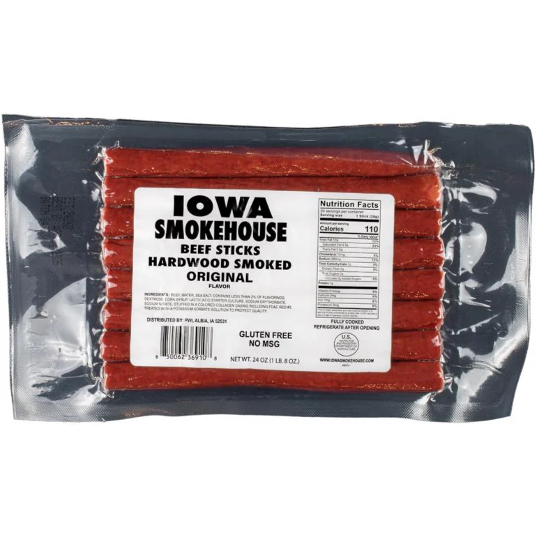 Iowa Smokehouse Beef Sticks - 8 oz. & 24 oz. - Image 5