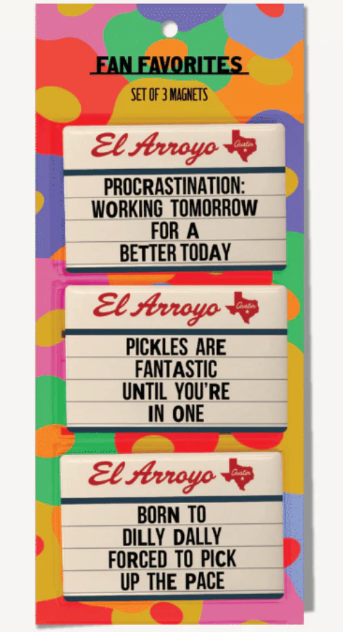 El Arroyo Iconic Signs Fridge Magnets - 3 pc. - Image 3
