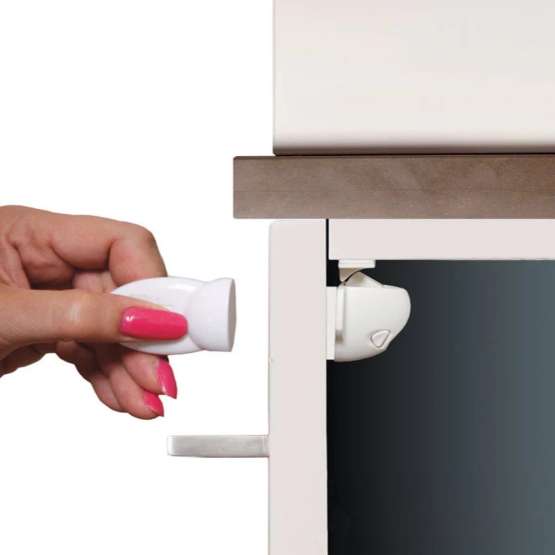 Dreambaby Child-proof Magnetic Cabinet Locks - 4 pc. (w/ Key) - Image 2