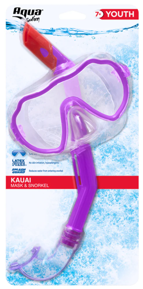 Aqua Swim Kauai Youth-Sized Swimming Mask & Snorkel - Image 3