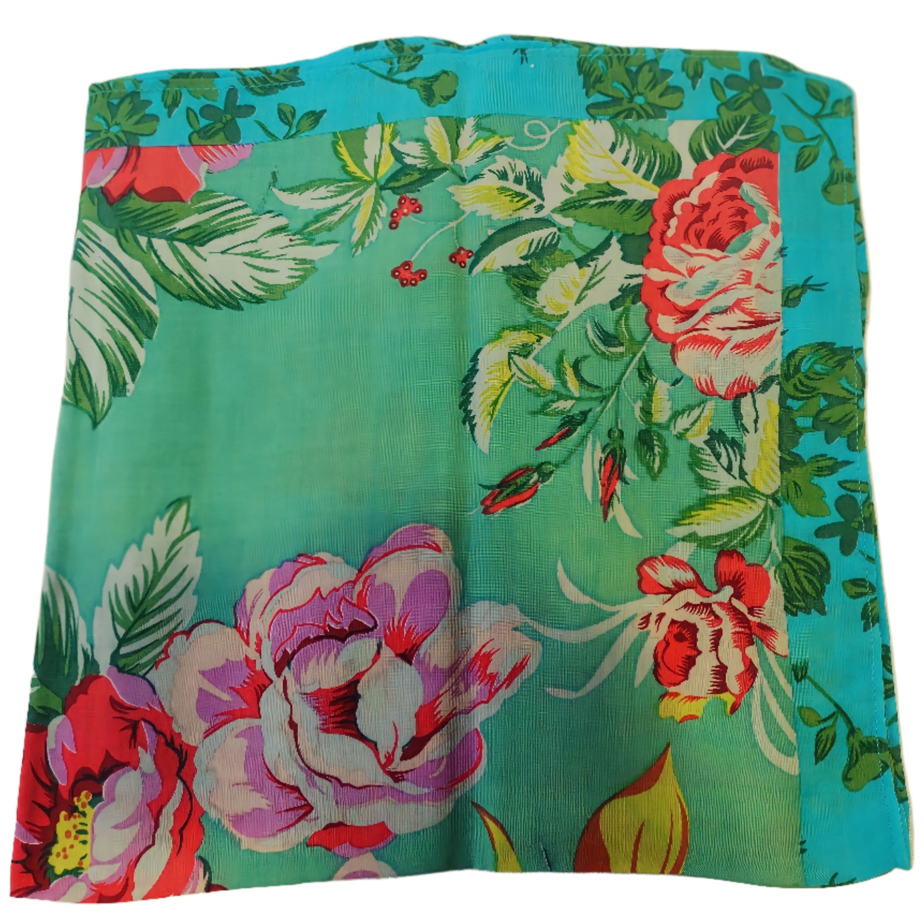 Saachi Floral Pattern Bandana - Image 2
