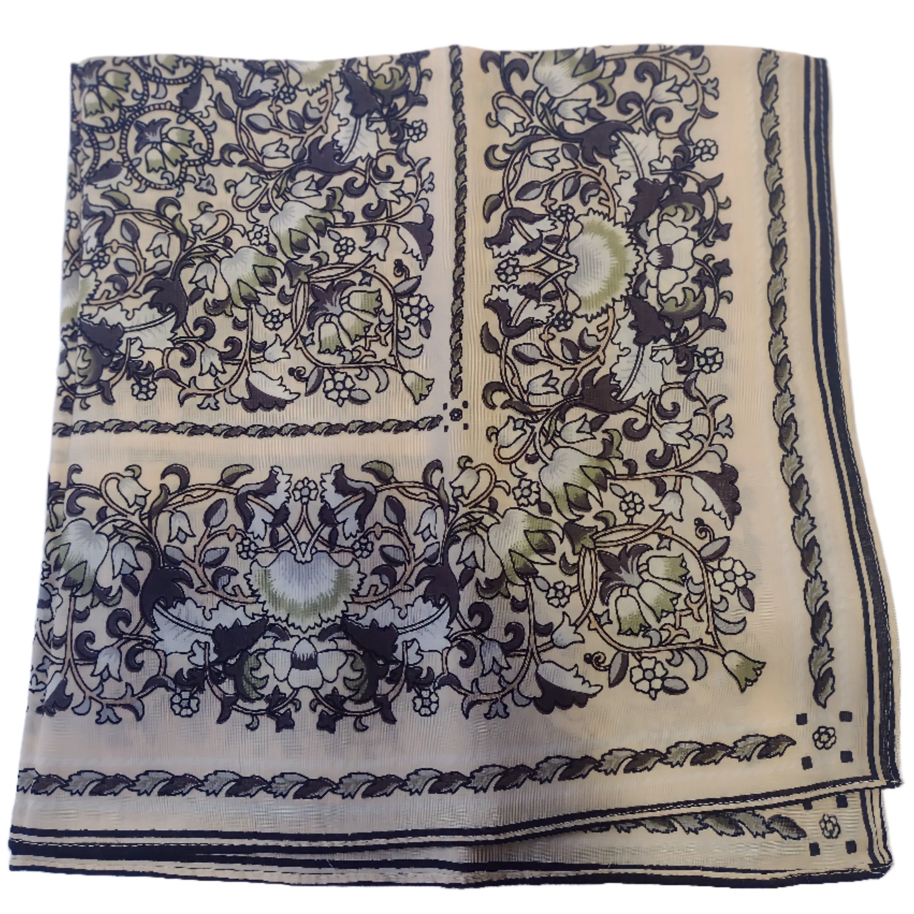 Saachi Floral Pattern Bandana - Image 3