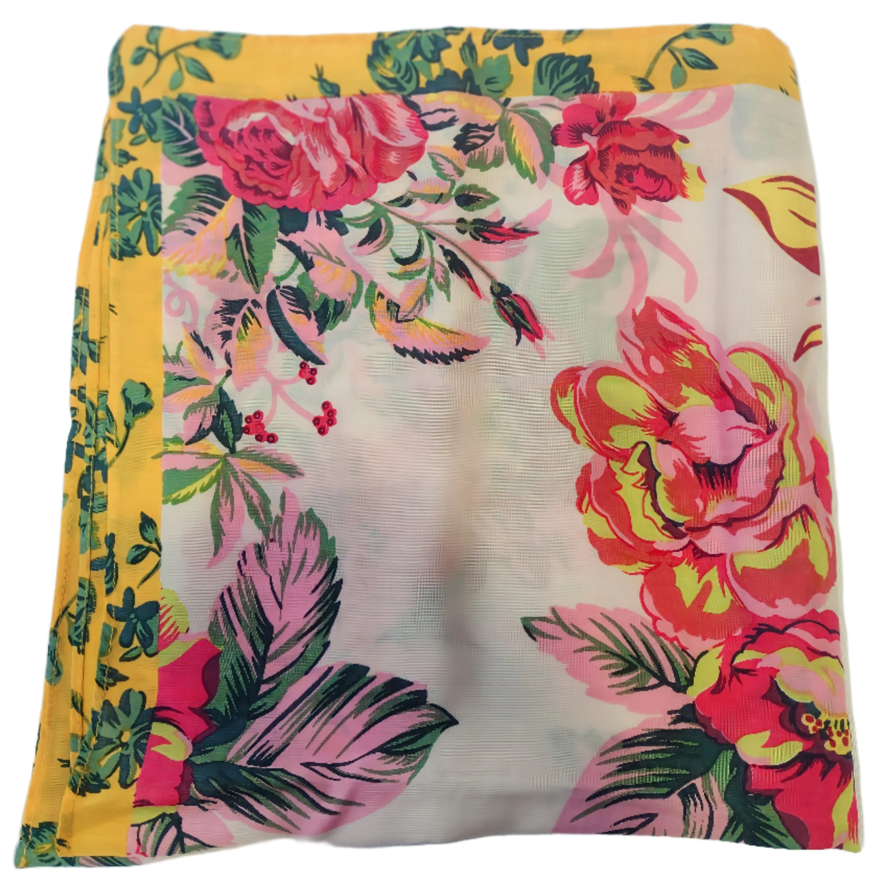 Saachi Floral Pattern Bandana - Image 4