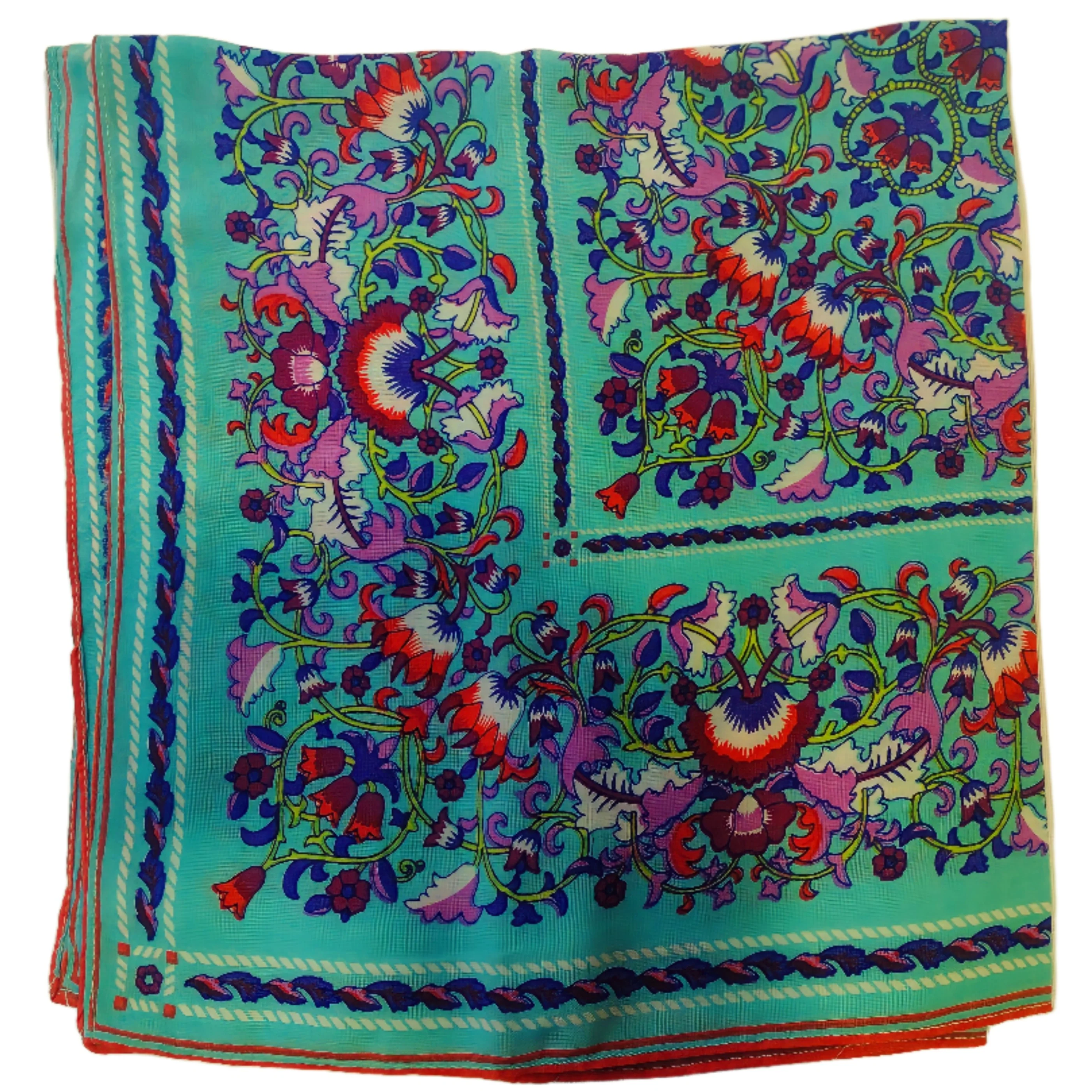Saachi Floral Pattern Bandana - Image 5