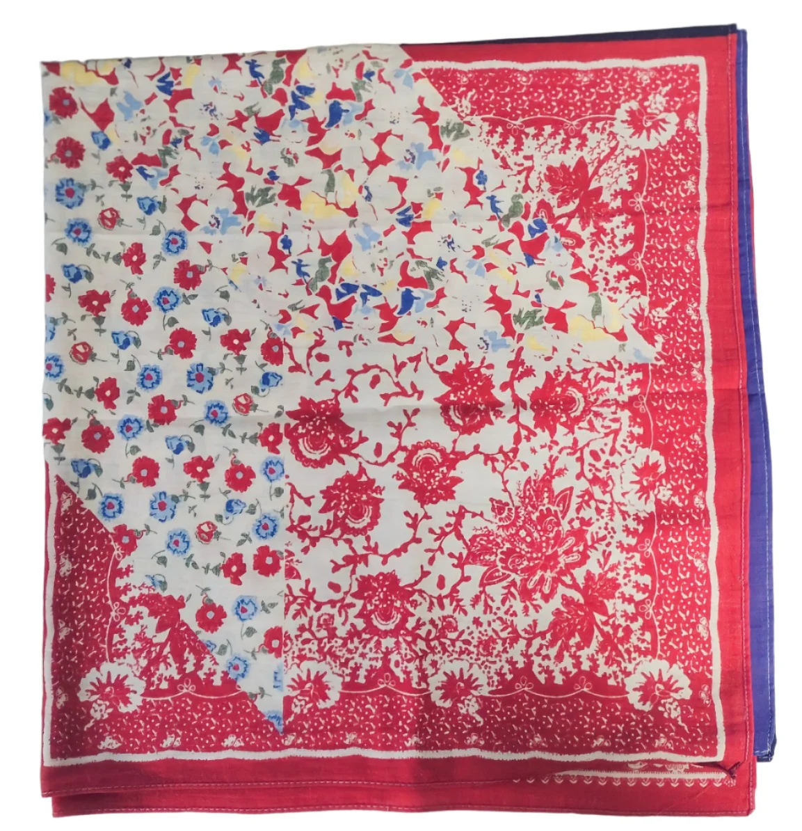 Saachi Floral Pattern Bandana - Image 6