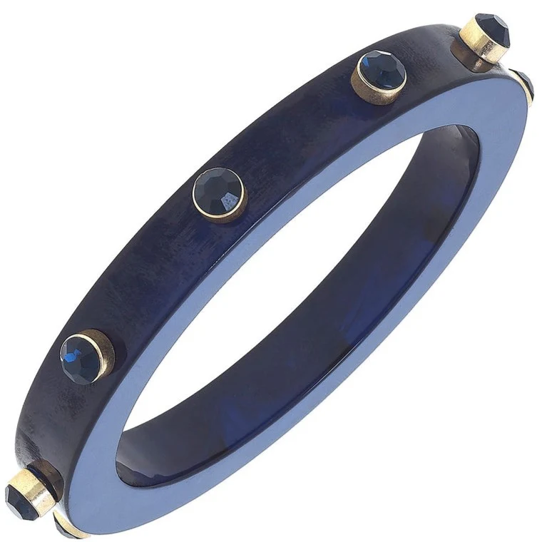 Renee Resin & Rhinestone Bangle - Image 5