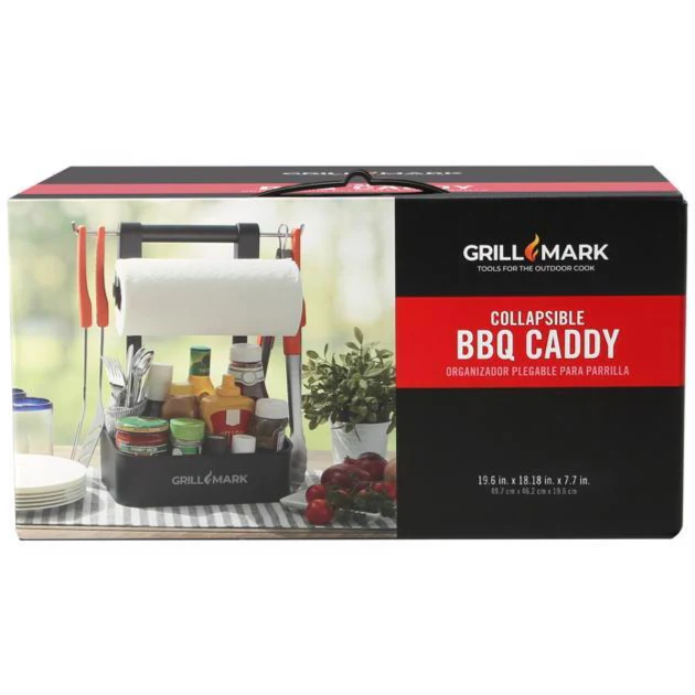 Grill Mark Plastic Collapsible BBQ Caddy - Image 2