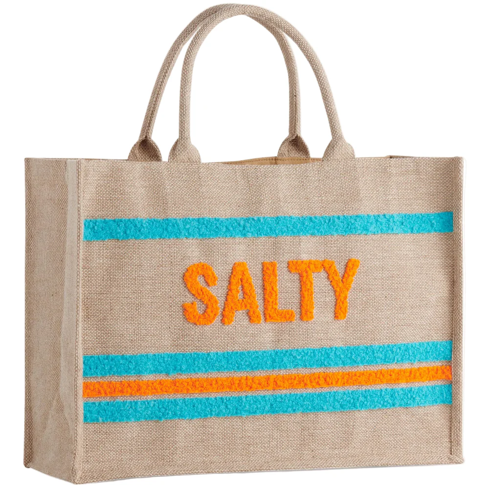 Shiraleah Jute Beach Tote - 7" x 13.5" x 19" - Image 3