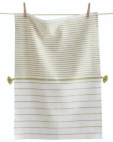 Beach Stripe Cotton Dishtowels - 18" x 26" - Image 3