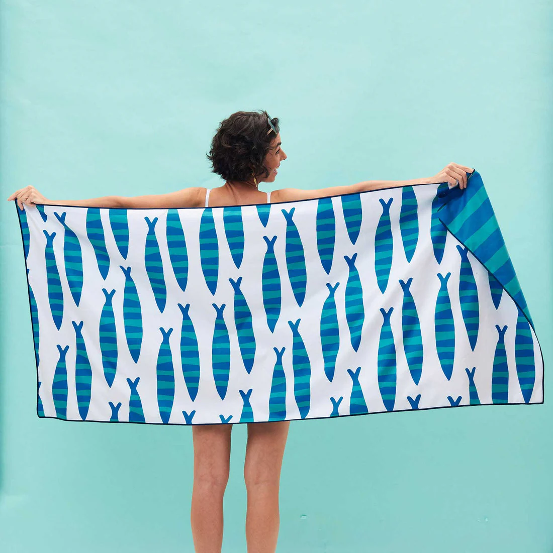 RockFlowerPaper Rock Flower Paper Reversible Eco Beach Towels - 30" x 70" - Image 4