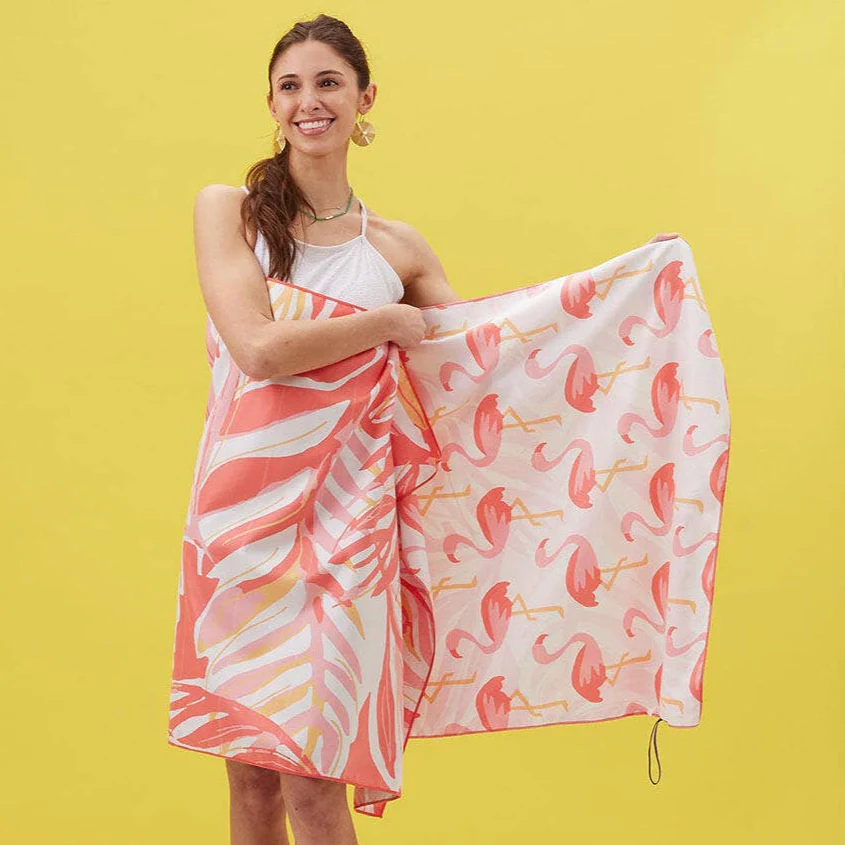 RockFlowerPaper Rock Flower Paper Reversible Eco Beach Towels - 30" x 70" - Image 6