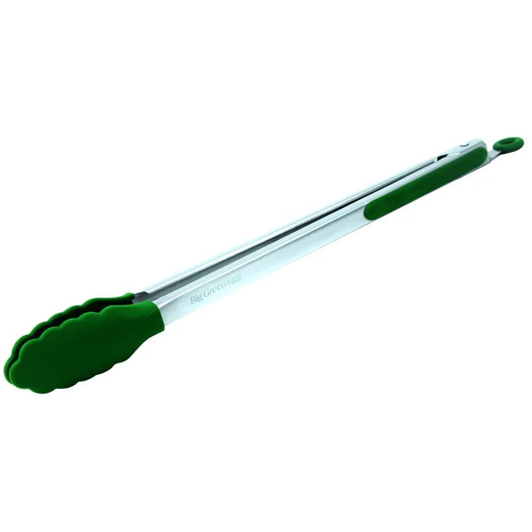 Big Green Egg Silicone-Tipped Stainless Steel Tongs - 12" & 16" - Image 2