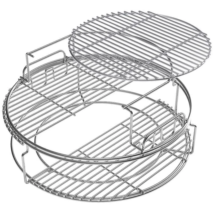 Big Green Egg Stainless Steel EGGspander Complete Kit (for Large & XL) - 5 pc. - Image 2