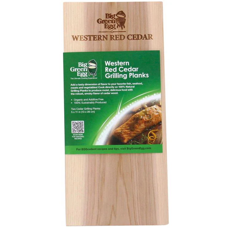 Big Green Egg Grilling Planks - 5" x 11" (2 pc.) - Image 2
