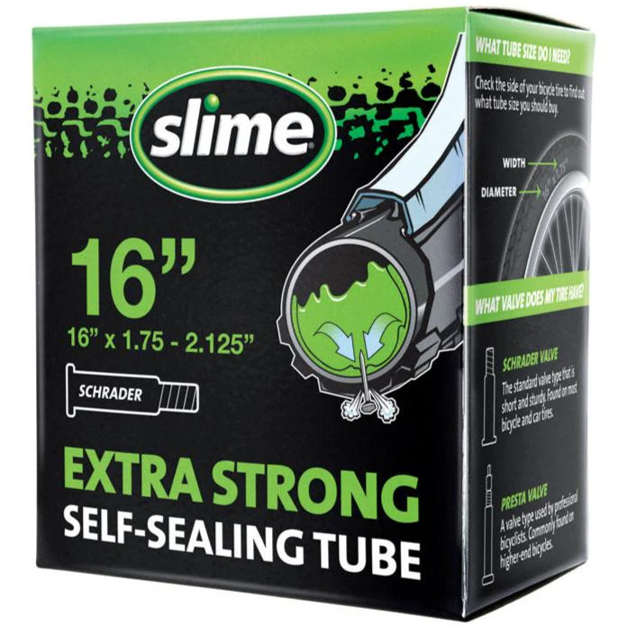Slime Standard (Schrader) Valve Self-Sealing Rubber Inner Tube - Image 2