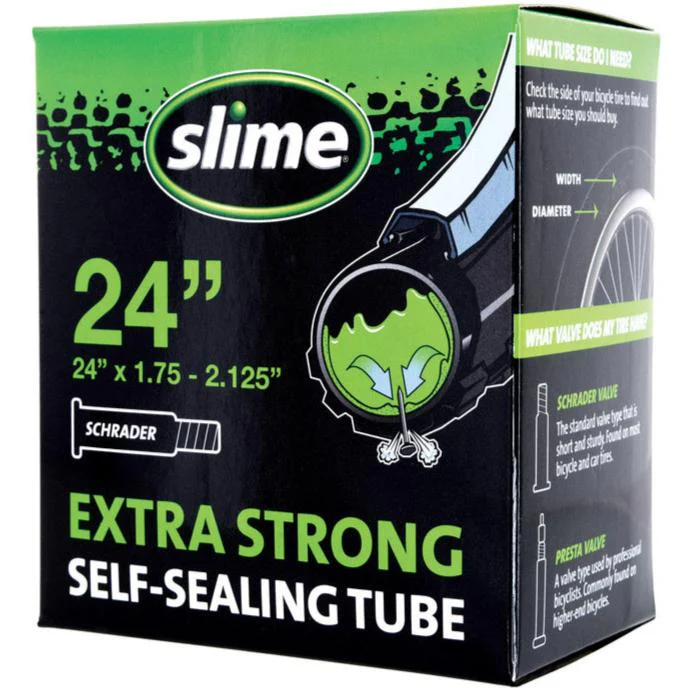 Slime Standard (Schrader) Valve Self-Sealing Rubber Inner Tube - Image 4