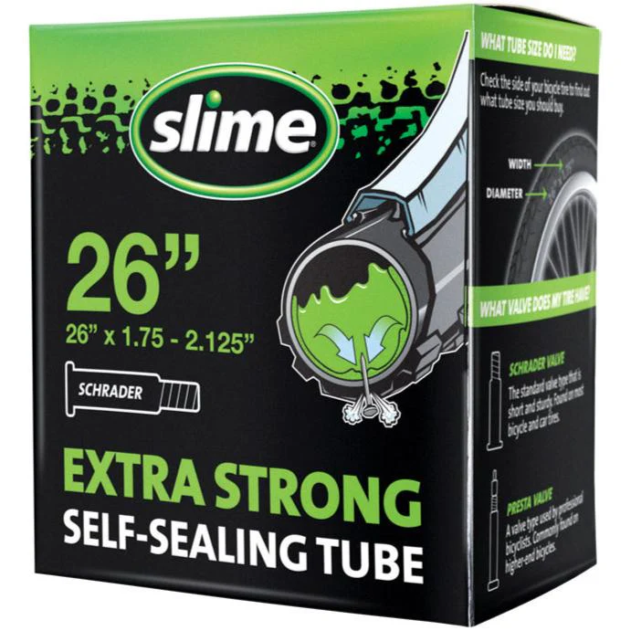 Slime Standard (Schrader) Valve Self-Sealing Rubber Inner Tube - Image 5