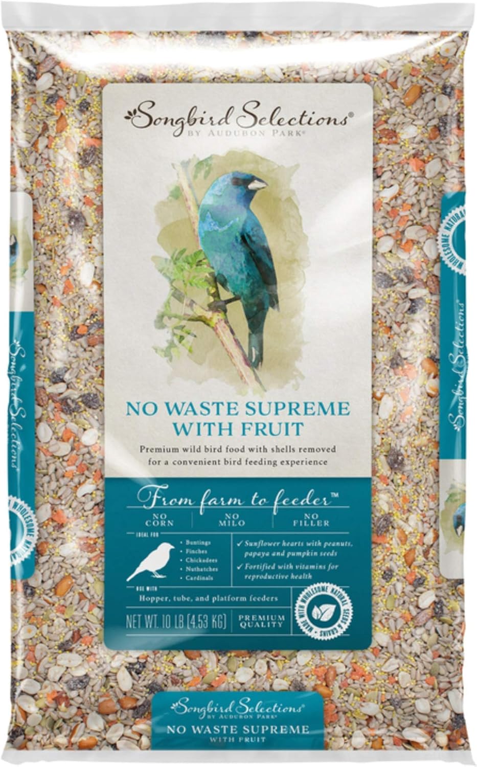 Songbird Selections "No Waste" Supreme Bird Seed w/ Fruit - 5 lb. & 10 lb. - Image 2