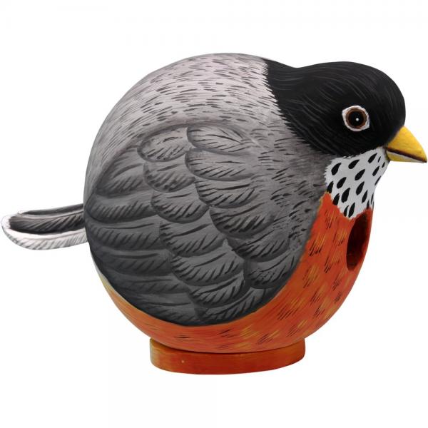 Songbird Handcarved Wooden Gord-O Birdhouses - Image 17