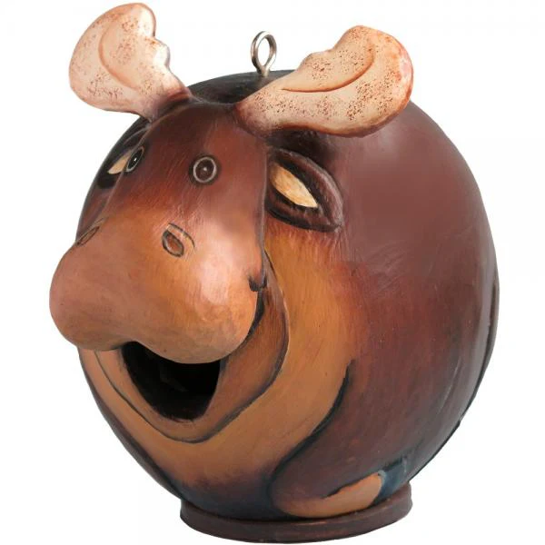 Songbird Handcarved Wooden Gord-O Birdhouses - Image 22