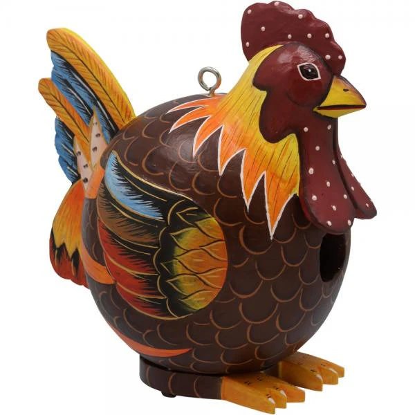 Songbird Handcarved Wooden Gord-O Birdhouses - Image 27