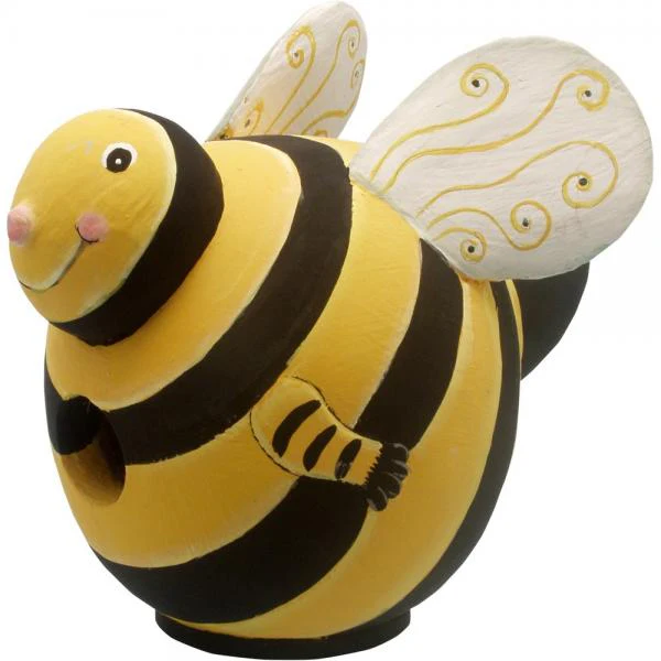 Songbird Handcarved Wooden Gord-O Birdhouses - Image 9