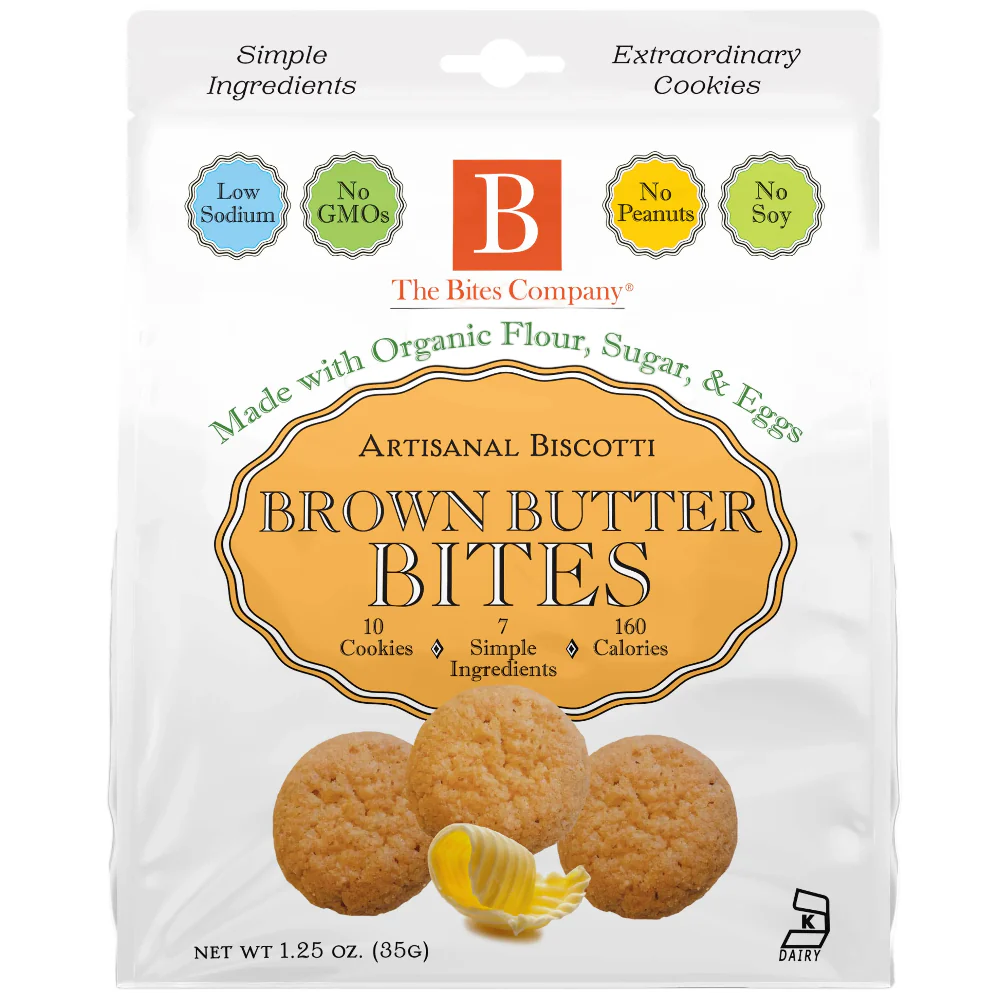 The Bites Co. Artisanal Biscotti Cookies - 1.25 oz. & 5 oz. - Image 2