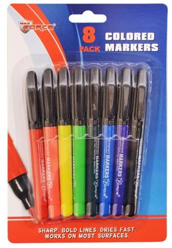 Max Force Permanent Markers - 8 pc. - Image 2