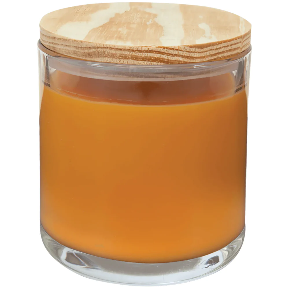 JDS Scented Candles w/ Glass Holder & Wood Lid - 14 oz. (Blank) - Image 2