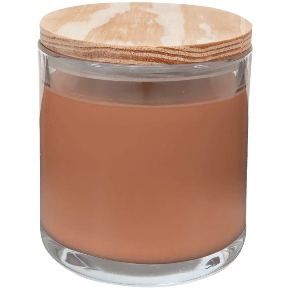 JDS Scented Candles w/ Glass Holder & Wood Lid - 14 oz. (Blank) - Image 3