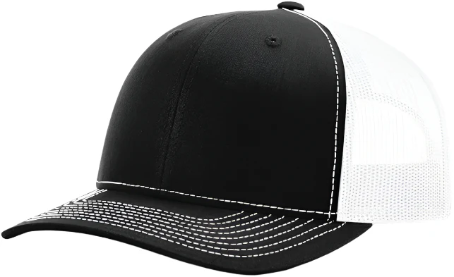 Richardson 112 Snapback Trucker Hat (Blank) - Image 3