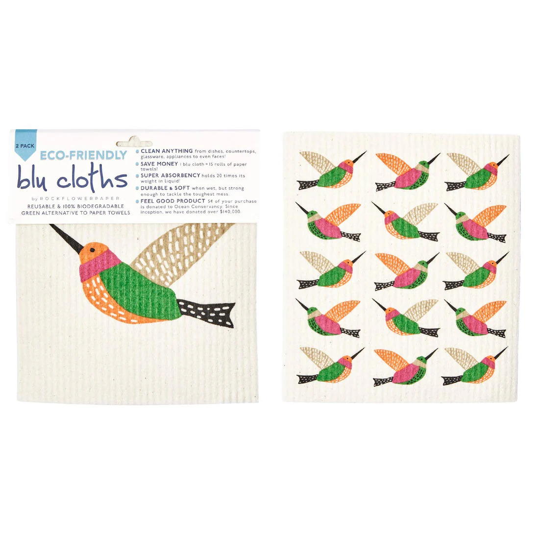 RockFlowerPaper Blu Cloth Biodegradable Sponges - 2 pc. - Image 10