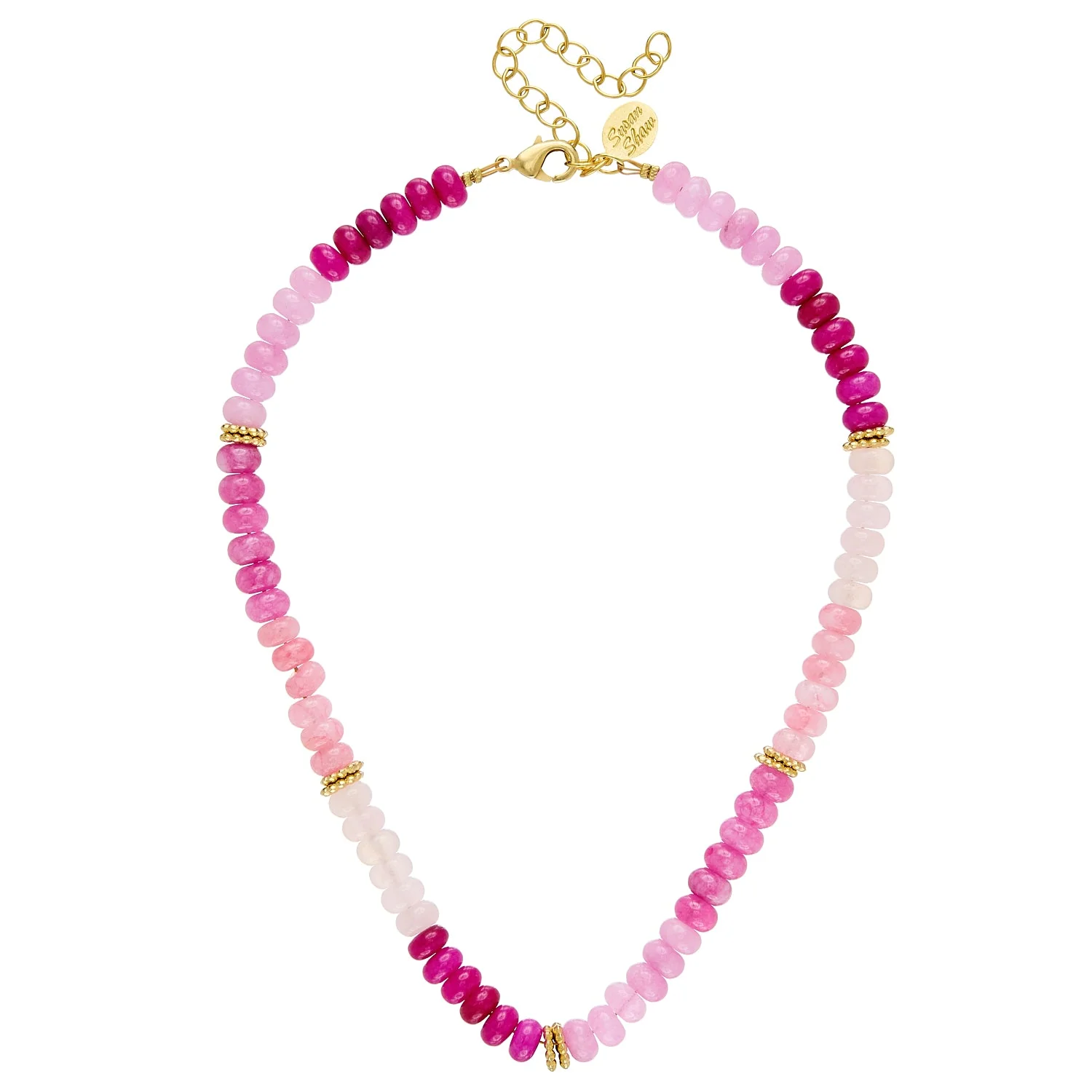 Susan Shaw Lolly Gold Beaded Necklace - Image 2