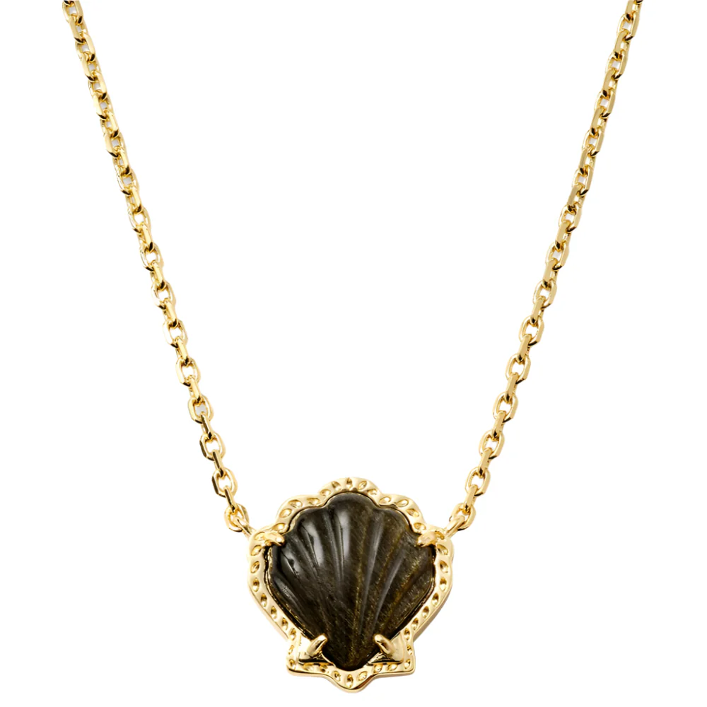 Kendra Scott Brynne Gold Shell Pendant Necklace - Image 3