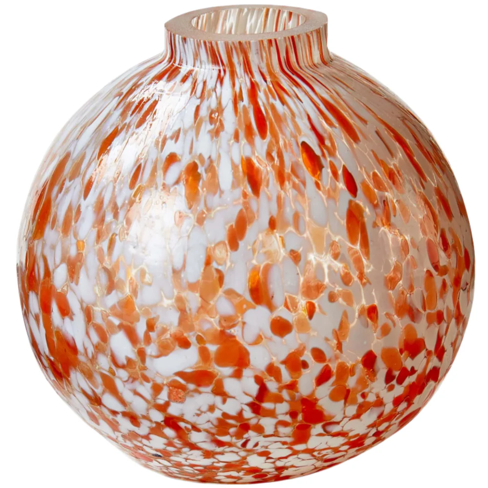 Speckled "Confetti" Blown Glass Bud Vase - 3" - Image 3