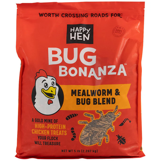 Happy Hen Bug Bonanza Chicken Treats - 30 oz. & 5 lb. - Image 2
