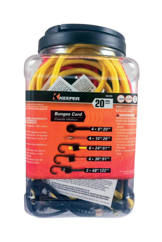 Keeper Braided Ultra Bungee Cords - Steel Core Hook - Image 10