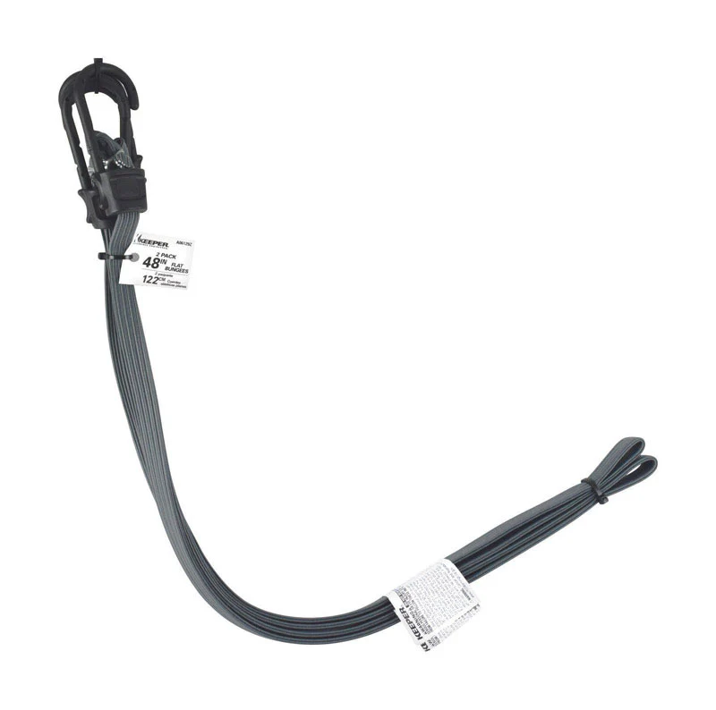 Keeper Braided Flat Bungee Cords - Steel Core Hook - Image 4