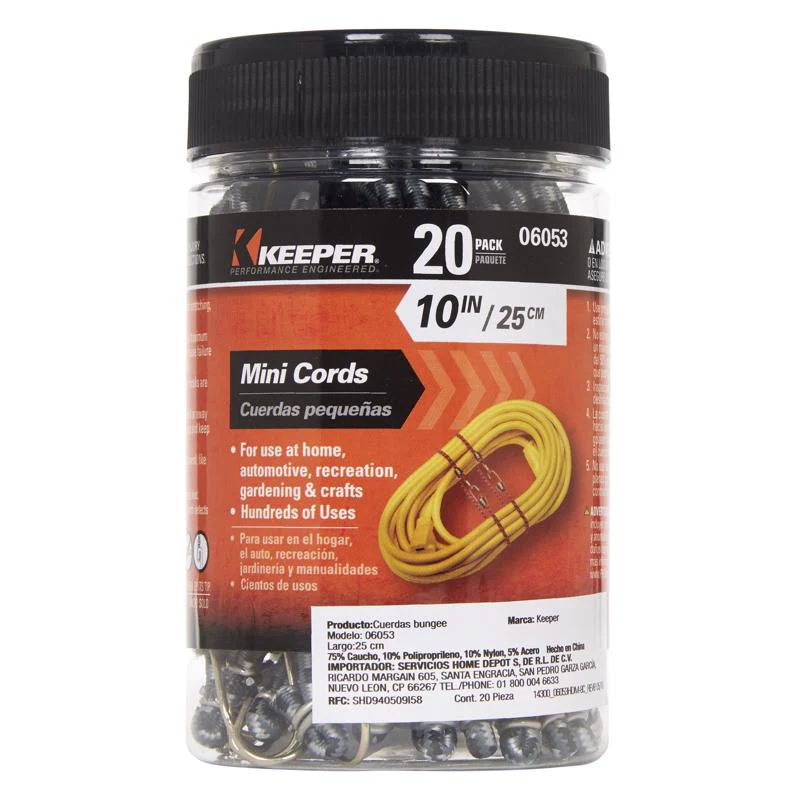 Keeper Braided Bungee Cords - Bare Hook - Image 3