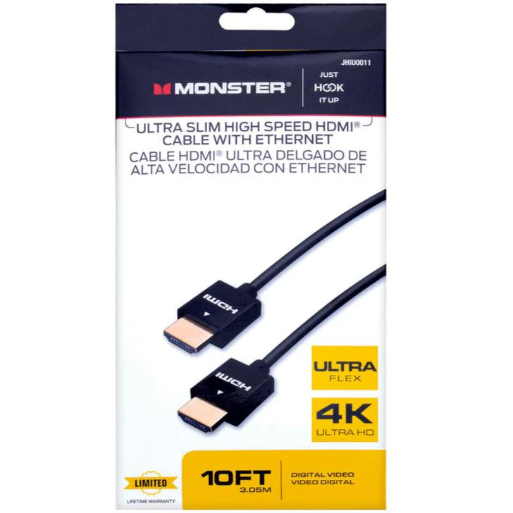 Monster Ultra Slim 4K Ultra HD High Speed HDMI Cable w/ Ethernet - Image 4