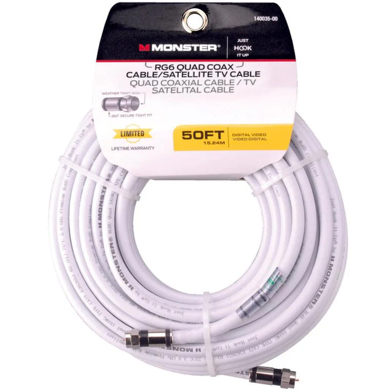 Monster RG6 Quad Coaxial Cables - Image 7