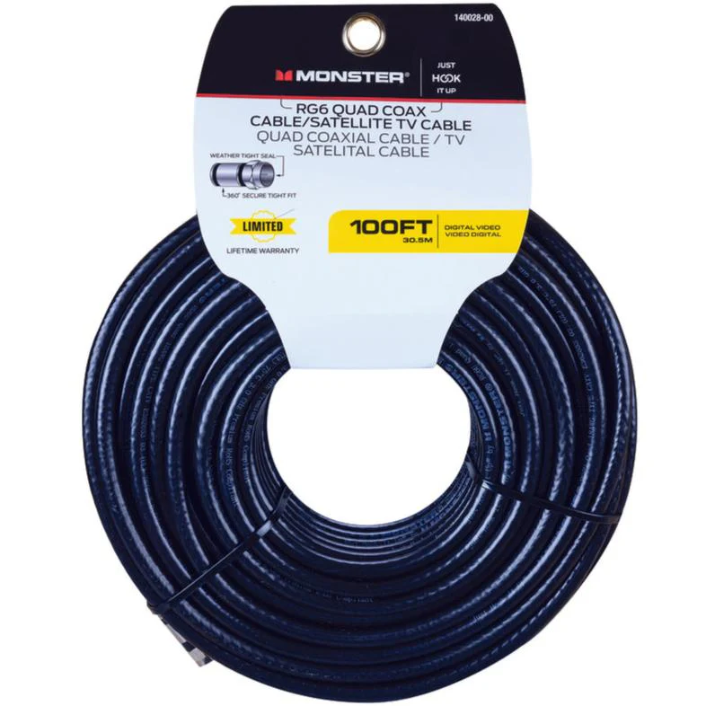 Monster RG6 Quad Coaxial Cables - Image 8