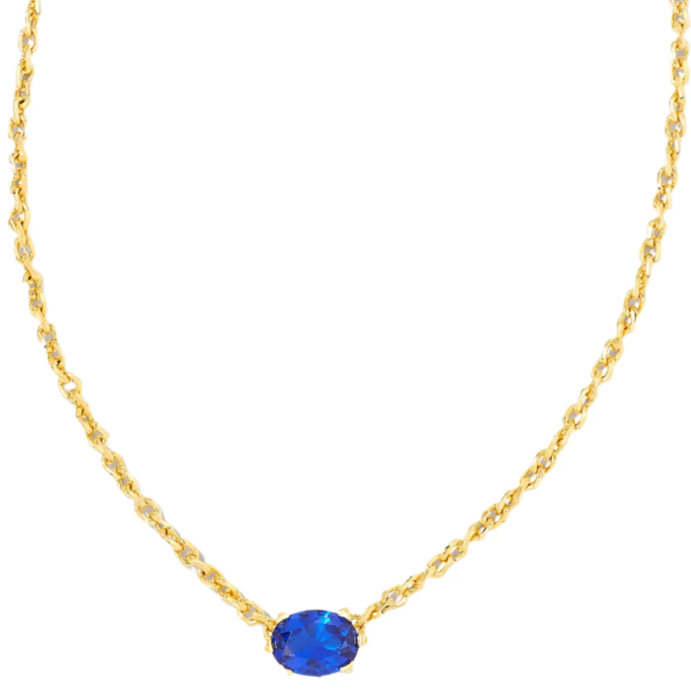 Kendra Scott Cailin Gold Crystal Pendant Necklace - Image 2
