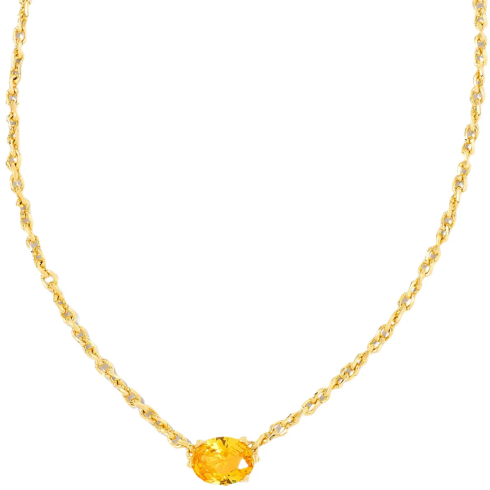 Kendra Scott Cailin Gold Crystal Pendant Necklace - Image 3