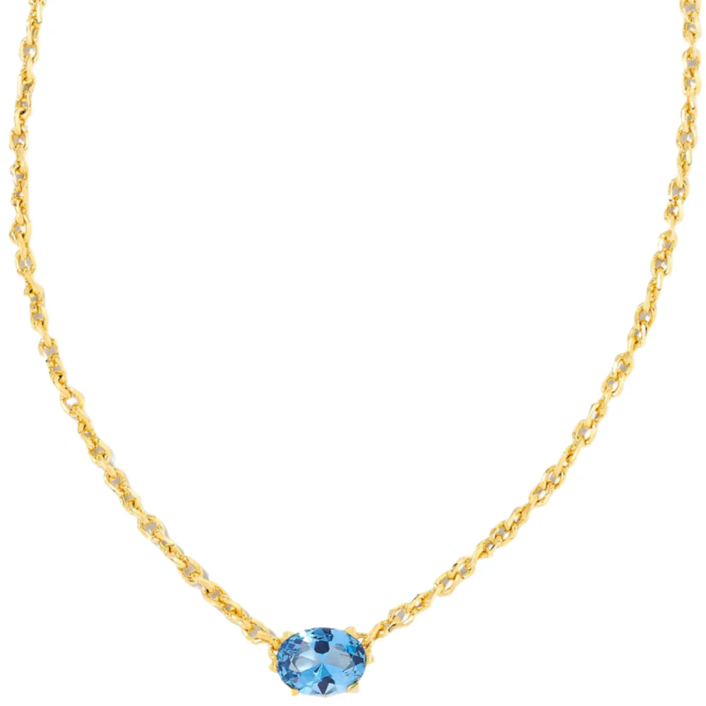 Kendra Scott Cailin Gold Crystal Pendant Necklace - Image 8