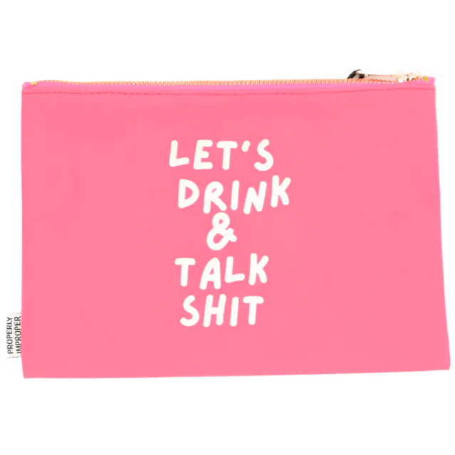 Properly Improper Snarky Canvas Coin Pouches - 7" x 9.5" - Image 9